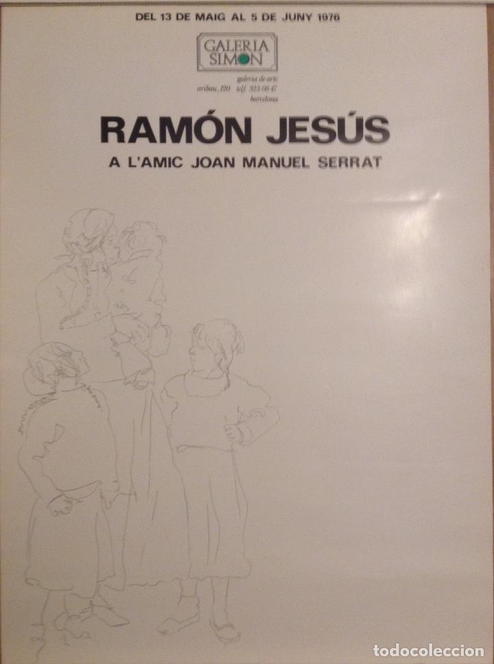 Otros objetos de arte: RAM&Oacute;N JESUS EXPOSICION GALERIA SIM&Oacute;N 1975 - Foto 1