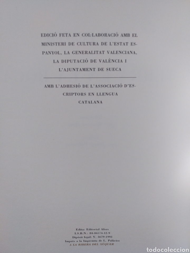 Otros objetos de arte: Joan Fuster/Manuel Boix - Foto 7