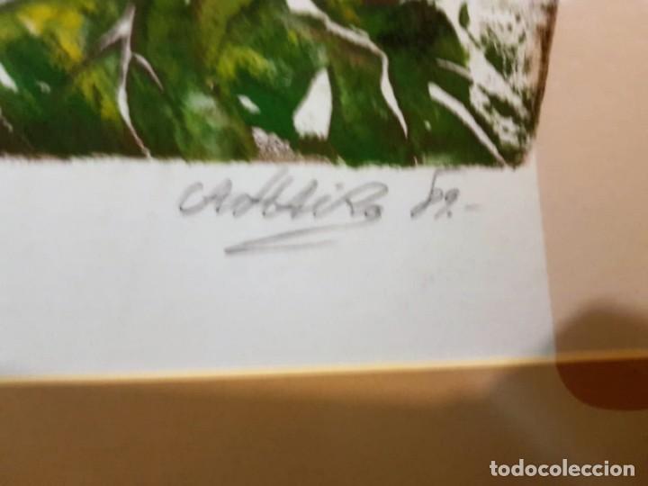 Otros objetos de arte: Pintura floral (leer condiciones de venta). - Foto 4