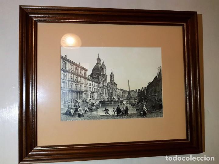Otros objetos de arte: Piazza Navona (leer condiciones de venta). - Foto 3