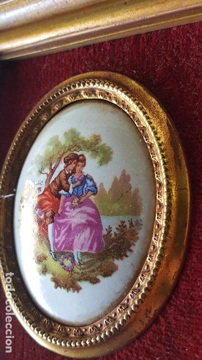 Otros objetos de arte: PAREJA CUADROS ESMALTADOS - Foto 19