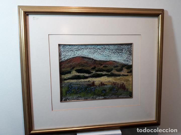 Otros objetos de arte: Cera sobre papel paisaje - Foto 1