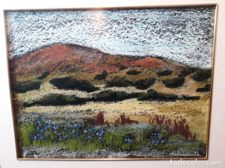 Otros objetos de arte: Cera sobre papel paisaje - Foto 2