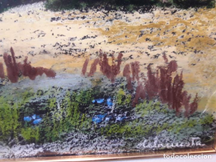 Otros objetos de arte: Cera sobre papel paisaje - Foto 3