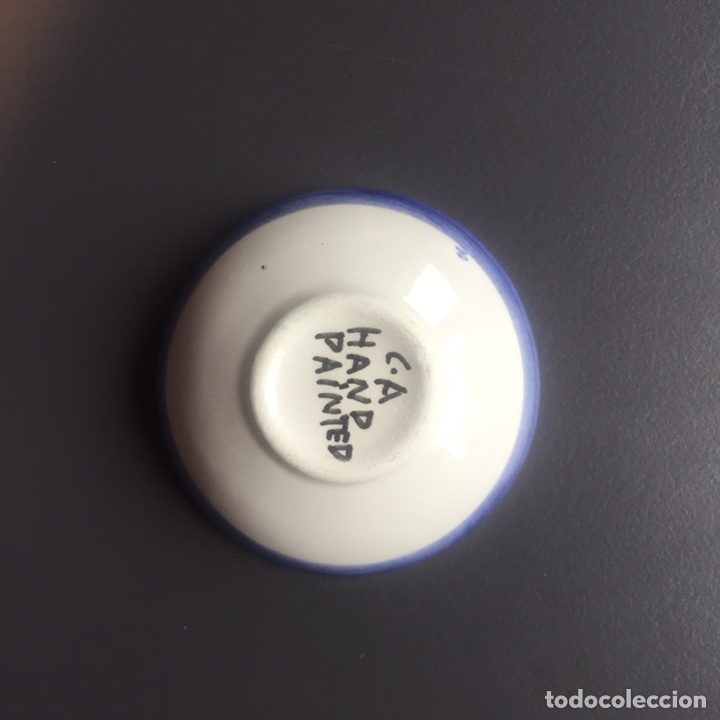Otros objetos de arte: Cuenco porcelana pintado a mano - Foto 2