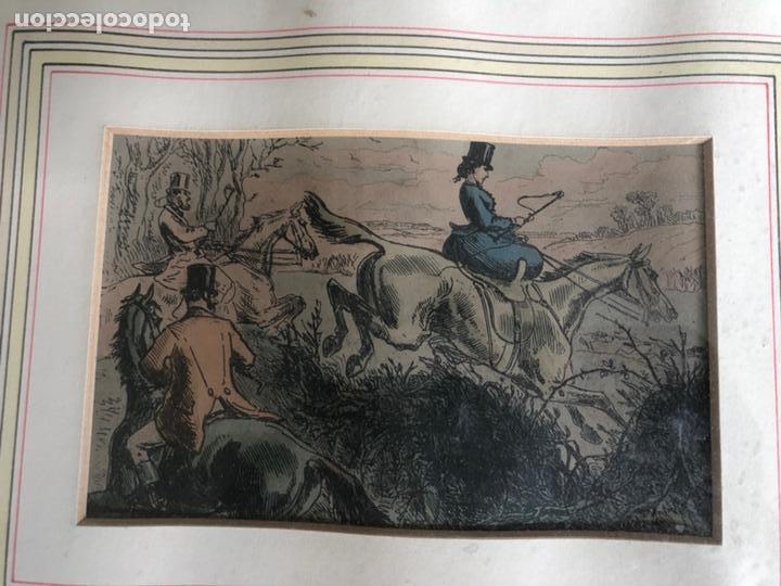 Otros objetos de arte: Cuadro 1864 johnn leech - Foto 2