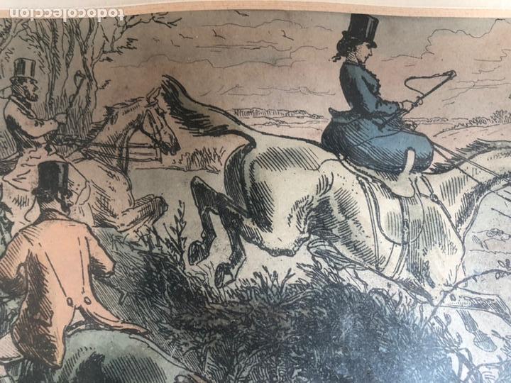 Otros objetos de arte: Cuadro 1864 johnn leech - Foto 3