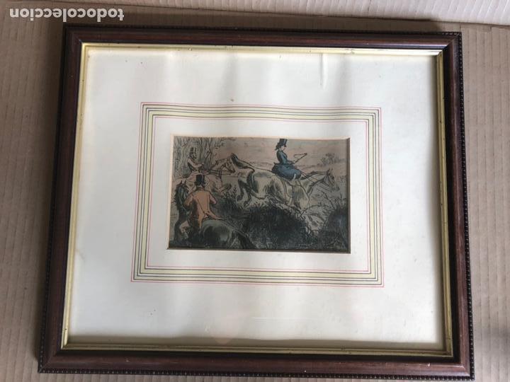 Otros objetos de arte: Cuadro 1864 johnn leech - Foto 1