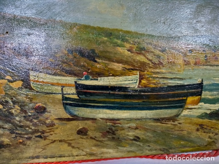 Otros objetos de arte: Lote cinco antiguas tablillas. - Foto 5