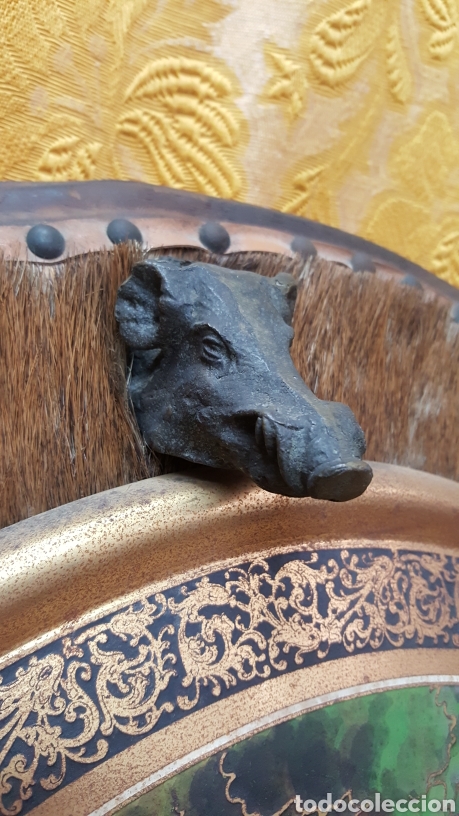 Otros objetos de arte: CAZA, TONDO ANTIGUO CON TEMA DE CAZA - Foto 6