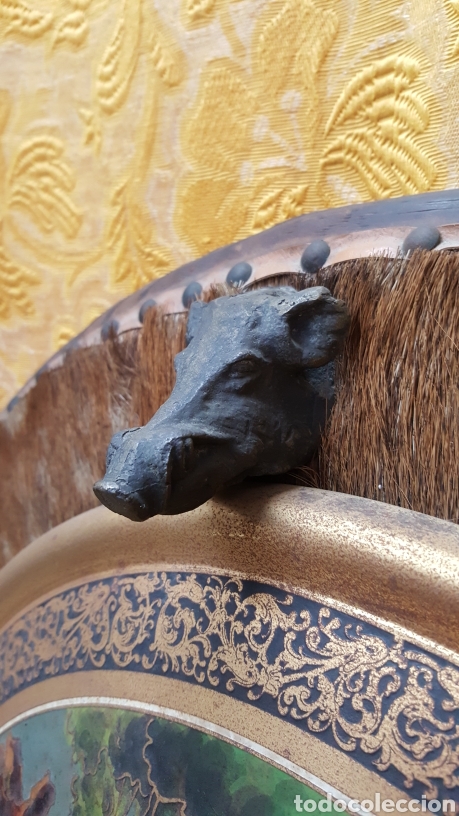 Otros objetos de arte: CAZA, TONDO ANTIGUO CON TEMA DE CAZA - Foto 7