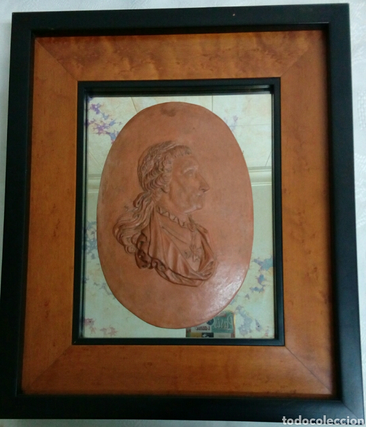 Otros objetos de arte: CUADRO BUSTO LUIS XVI - Foto 1