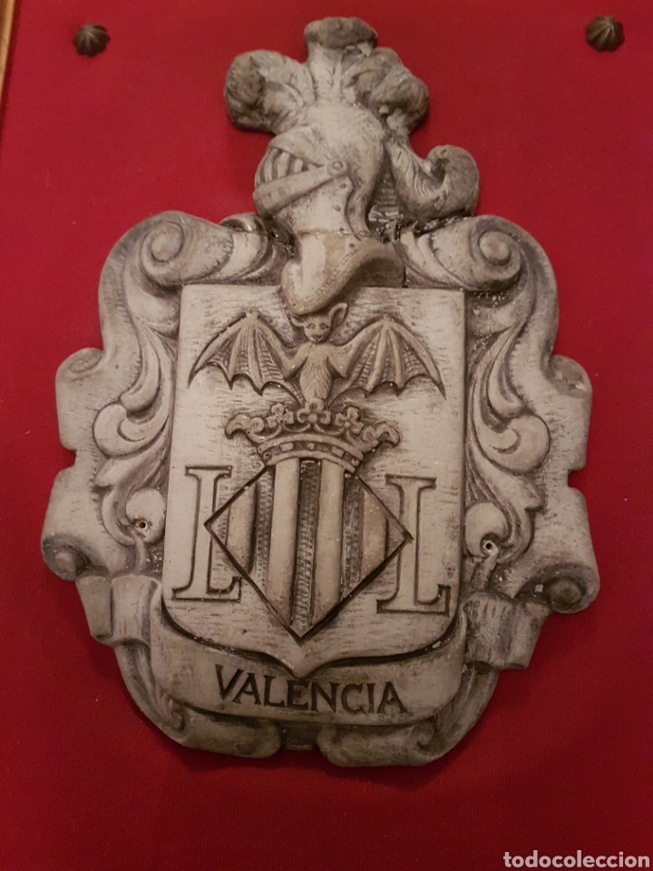 Otros objetos de arte: CUADRO ESCUDO VALENCIA DE CERAMICA - Foto 2