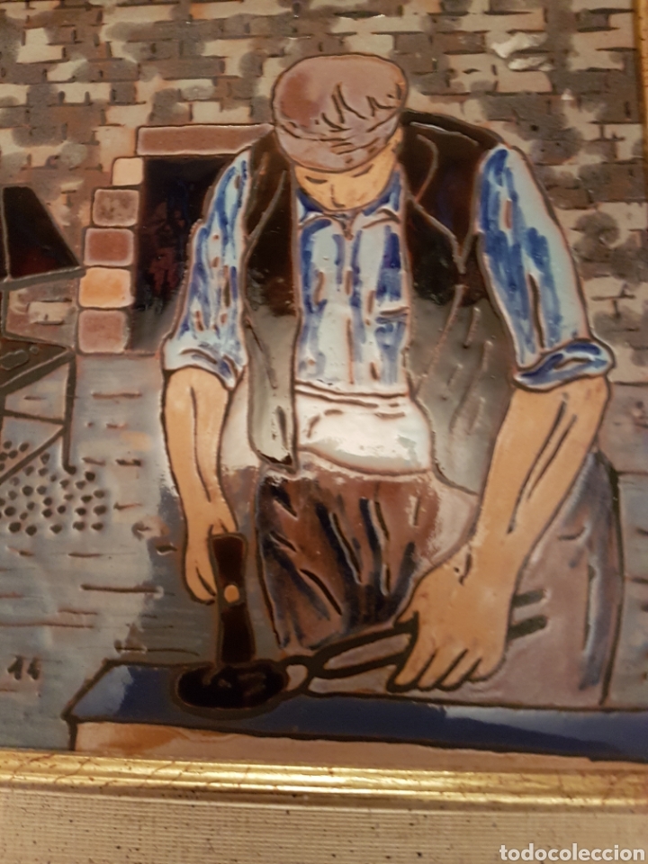 Otros objetos de arte: CUADRO HERRERO ESMALTADO - Foto 2