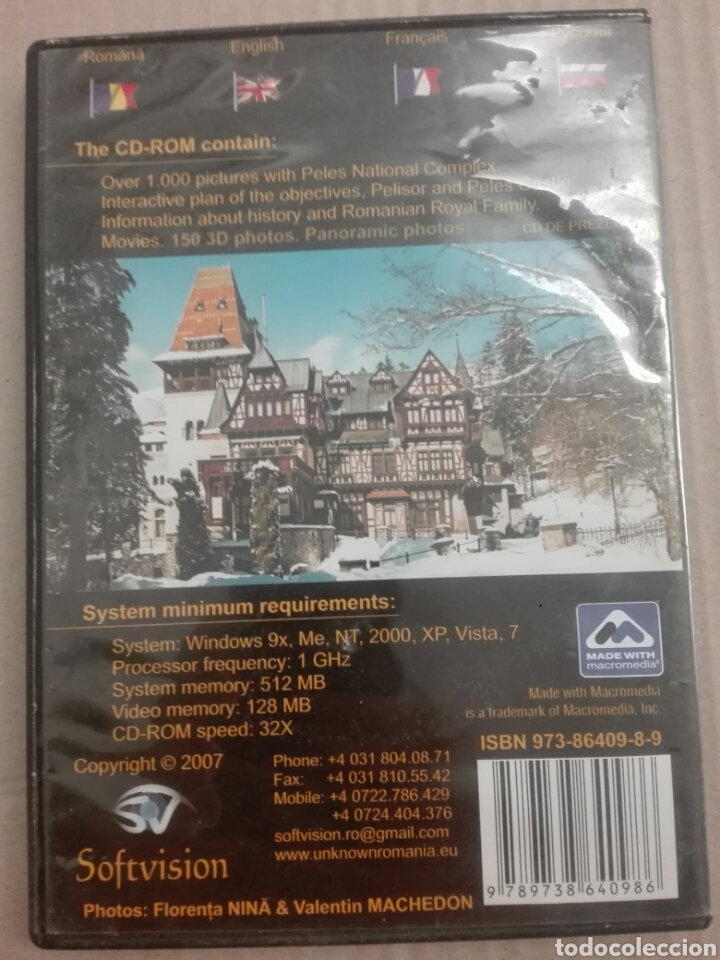 Otros objetos de arte: Cd-rom PELES ROYAL RESIDENCE - Foto 2