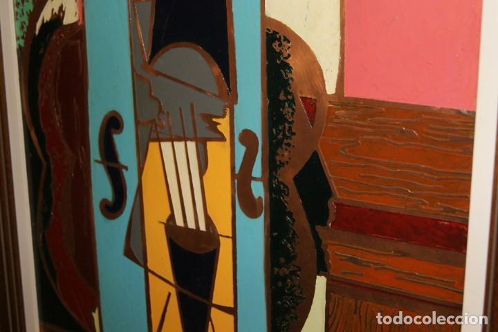 Otros objetos de arte: Cuadro sobre plancha de cobre - Foto 5