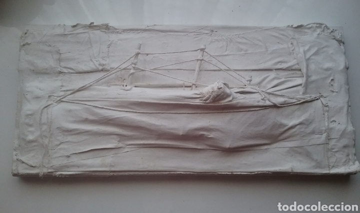 Otros objetos de arte: Cuadro escultura de barco de Herrera - Foto 1