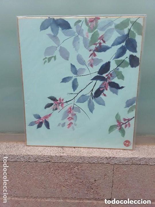 Otros objetos de arte: Precioso y antiguo collage japones - Foto 2