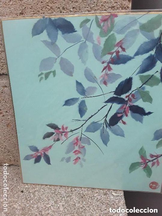 Otros objetos de arte: Precioso y antiguo collage japones - Foto 3