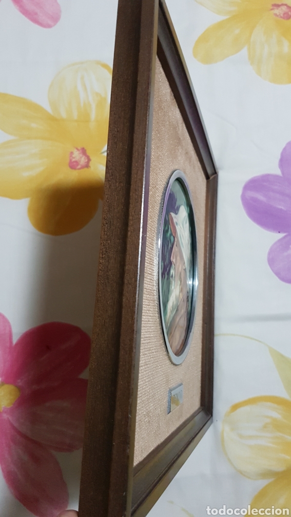 Otros objetos de arte: Cuadro esmalte renoir reproduccion - Foto 4