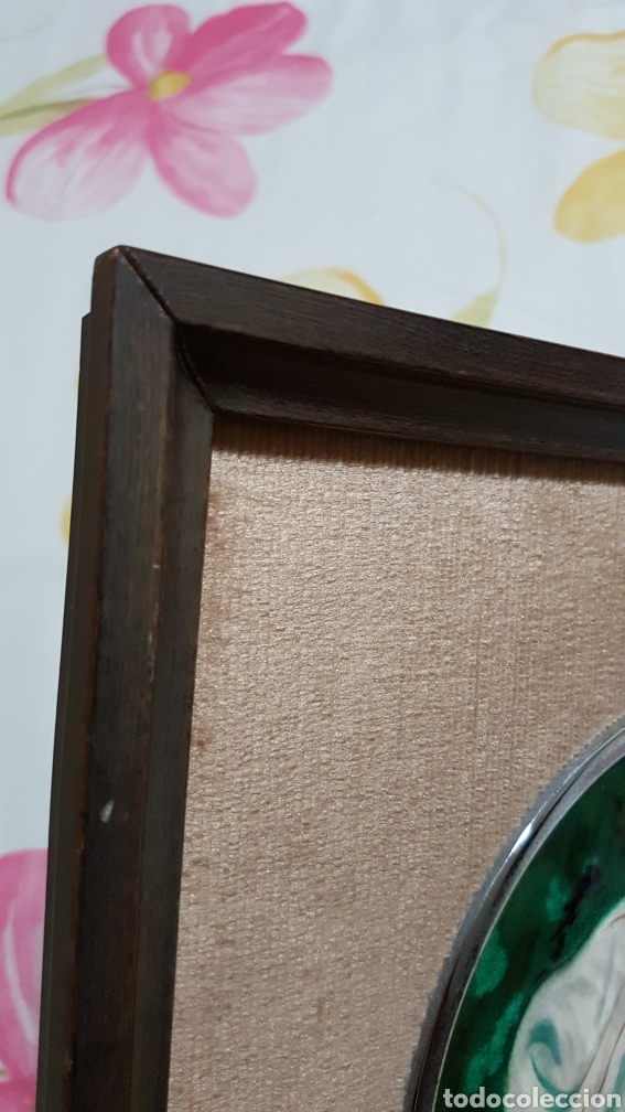 Otros objetos de arte: Cuadro esmalte renoir reproduccion - Foto 6