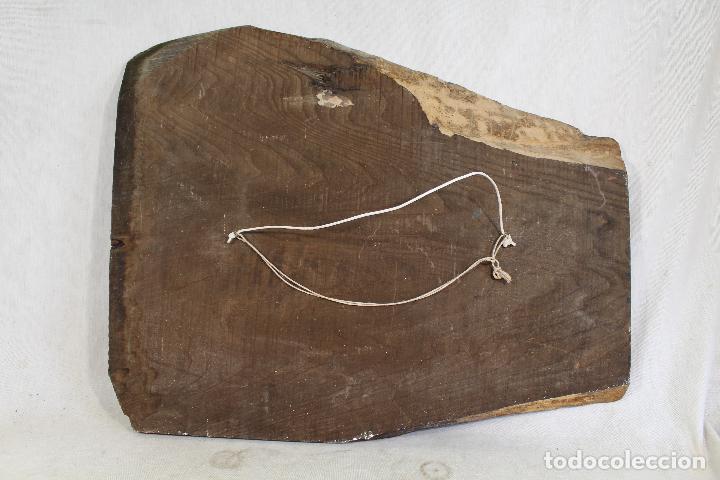 Otros objetos de arte: cuadro tallado en madera - bodeguero  tonel vino - Foto 2