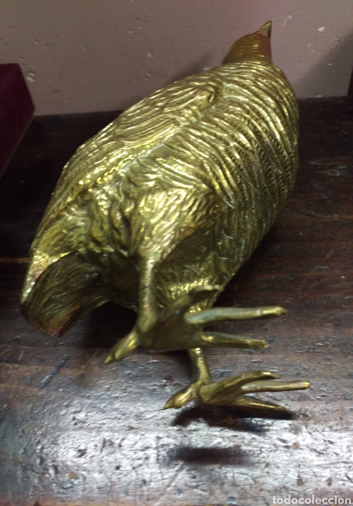 Otros objetos de arte: &Uacute;nica - figura PERDIZ CODORNIZ en bronce - Foto 7