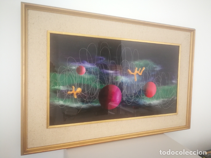 Otros objetos de arte: ESPECTACULAR CUADRO ABSTRACTO DE JAVIER FARIZO 1972 - Foto 2