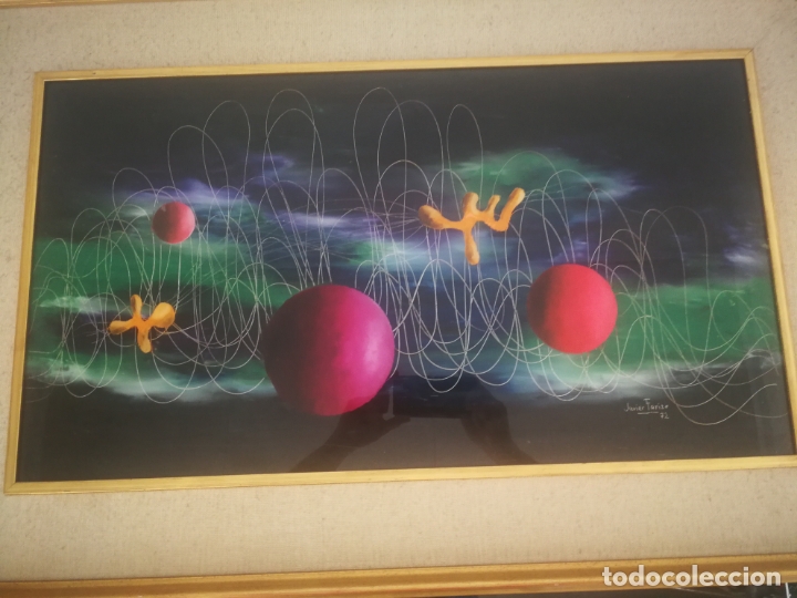 Otros objetos de arte: ESPECTACULAR CUADRO ABSTRACTO DE JAVIER FARIZO 1972 - Foto 3