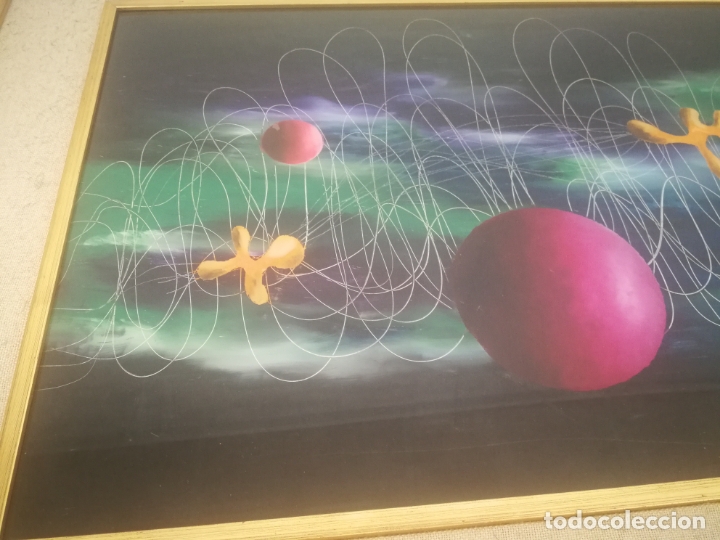 Otros objetos de arte: ESPECTACULAR CUADRO ABSTRACTO DE JAVIER FARIZO 1972 - Foto 4