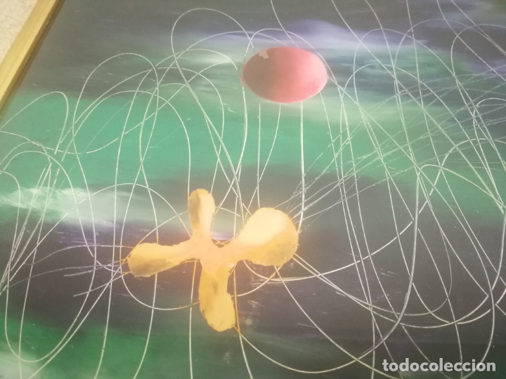 Otros objetos de arte: ESPECTACULAR CUADRO ABSTRACTO DE JAVIER FARIZO 1972 - Foto 11