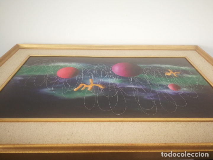 Otros objetos de arte: ESPECTACULAR CUADRO ABSTRACTO DE JAVIER FARIZO 1972 - Foto 15