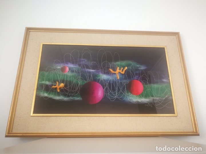 Otros objetos de arte: ESPECTACULAR CUADRO ABSTRACTO DE JAVIER FARIZO 1972 - Foto 1