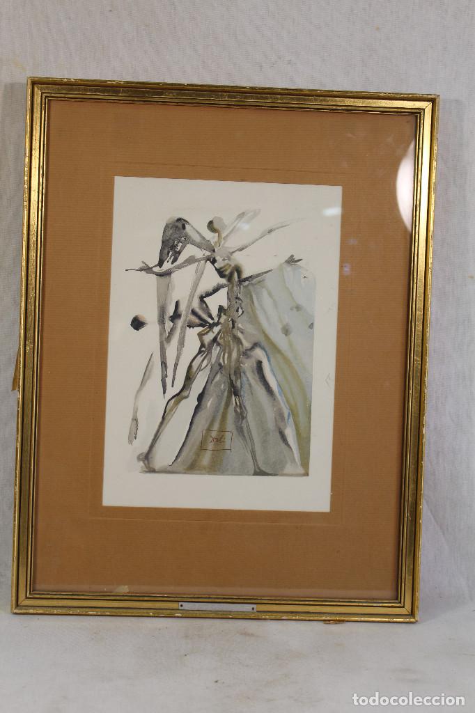 Otros objetos de arte: cuadro lamina dali - Foto 1