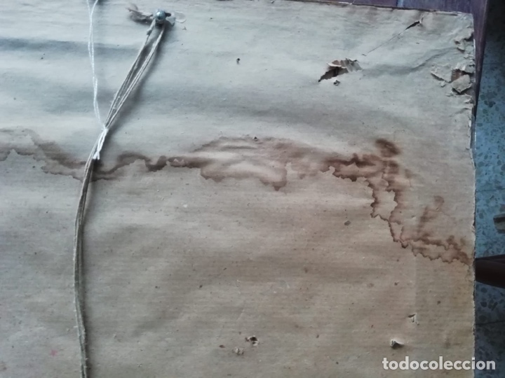 Otros objetos de arte: CUADRO MUY ANTIGUO CON TEM&Aacute;TICA PERROS DE CACER&Iacute;A. PIEZA ESPECTACULAR - Foto 12