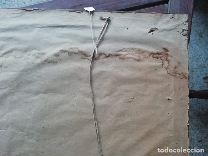 Otros objetos de arte: CUADRO MUY ANTIGUO CON TEM&Aacute;TICA PERROS DE CACER&Iacute;A. PIEZA ESPECTACULAR - Foto 13