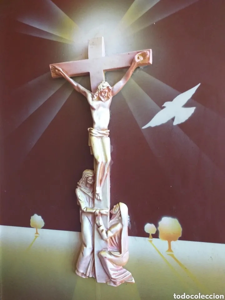 Otros objetos de arte: CUADRO CRUCIFIJO CRISTO - Foto 2