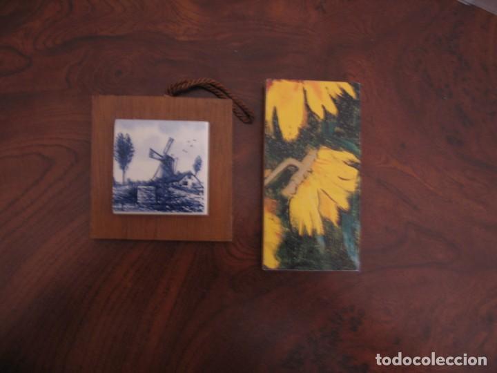 Otros objetos de arte: MINI TABLA CON DIBUJO Y MINI MOSAICO - Foto 1