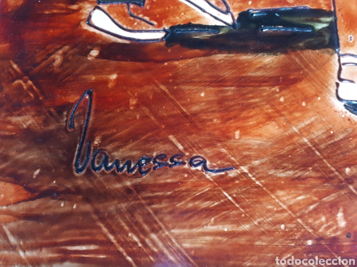 Otros objetos de arte: Cuadro esmalte baja temperatura Vanessa - Foto 3