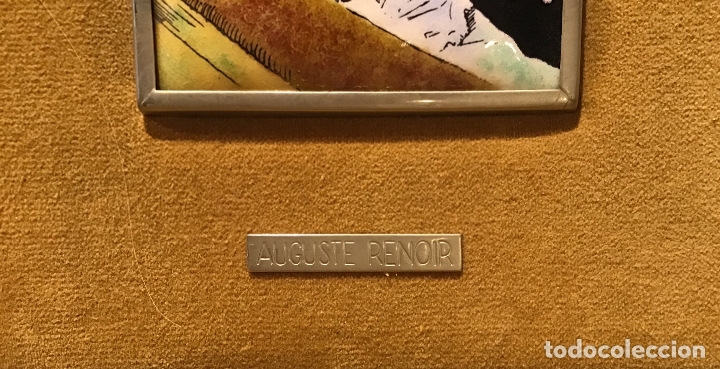 Otros objetos de arte: AUGUSTE RENOIR, ESMALTE Y PLATA - Foto 3