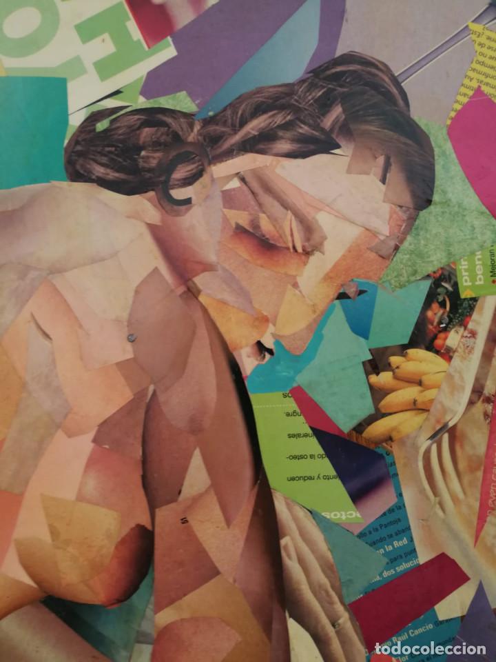Otros objetos de arte: Espectacular Collage sobre madera Firmado Edel - Foto 6
