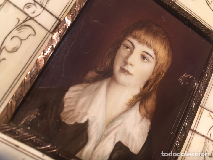 Otros objetos de arte: Miniatura sobre marfil - Foto 2