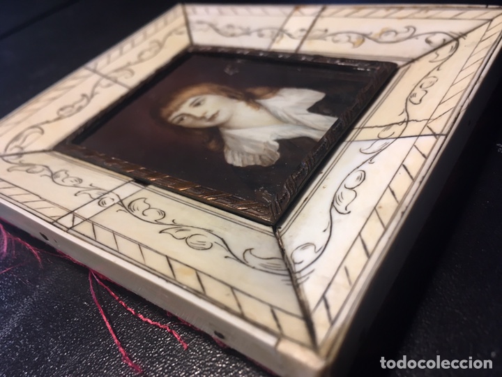 Otros objetos de arte: Miniatura sobre marfil - Foto 4