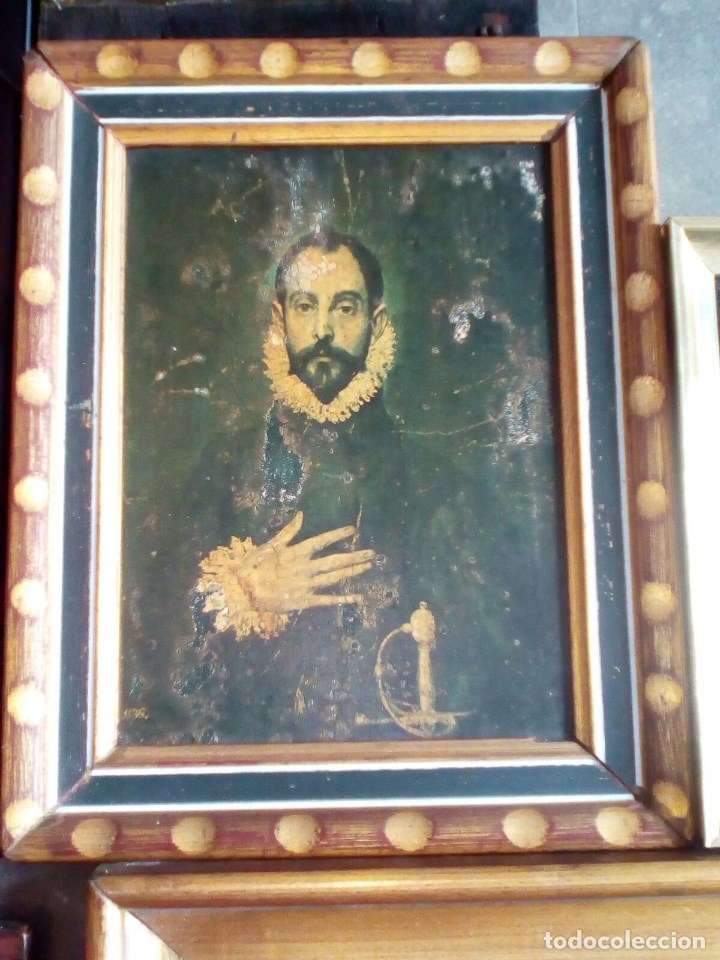 Otros objetos de arte: LOTE 14 Cuadros variados, antiguos. - Foto 3