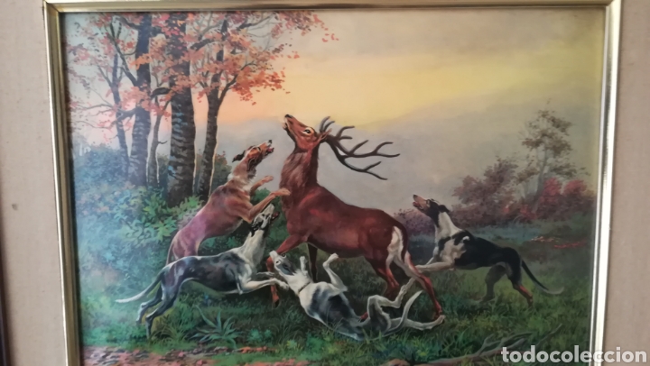 Otros objetos de arte: Cuadro esmaltado de Vicente Roso - Foto 2