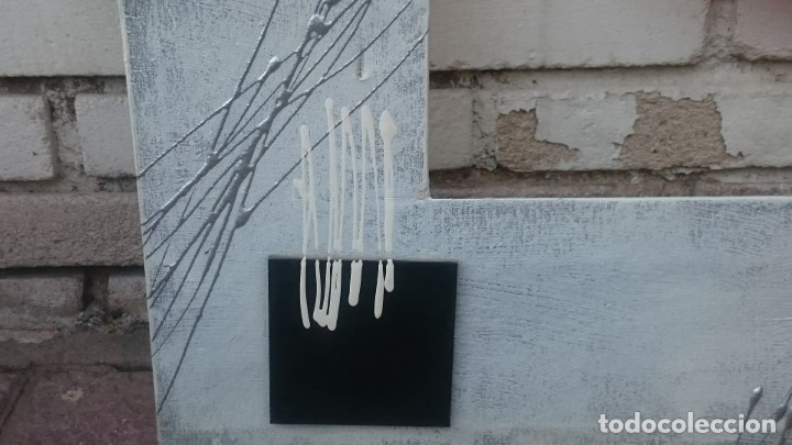 Otros objetos de arte: MARCO DECORADO CON PINTURA ABSTRACTO - Foto 5
