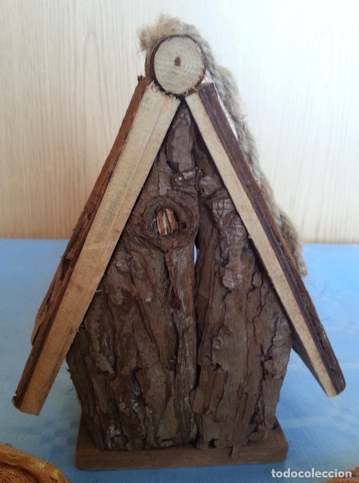 Otros objetos de arte: Nido de p&aacute;jaros. Casita en madera. A&ntilde;o 2000 - Foto 3