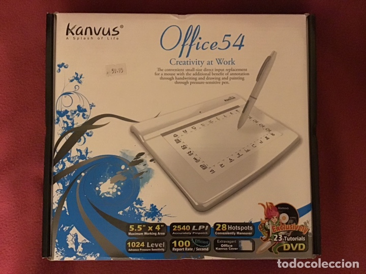 Otros objetos de arte: TABLETA GR&Aacute;FICA KANVUS Office 54 - Foto 1