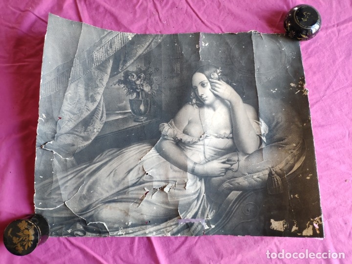 Otros objetos de arte: FOTOGRAF&Iacute;A DE MUJER POSANDO SIGLO XIX - AAA 086 - Foto 1