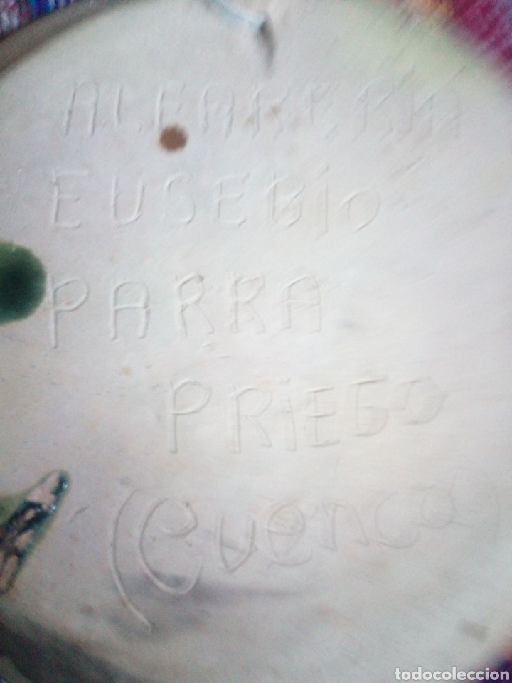 Otros objetos de arte: Plato de Priego Eusebio Parra - Foto 7